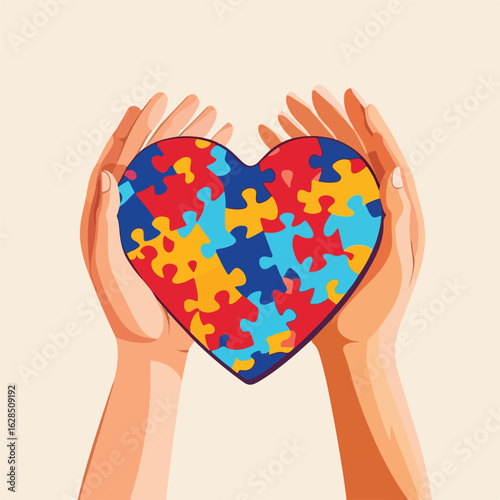 Inclusive Jigsaw Puzzle Activity for Autism