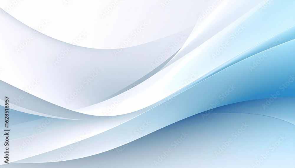 Obraz premium Dynamic blue wave patterns abstract design graphic art digital space aerial view fluid motion for modern aesthetics