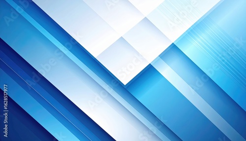Dynamic blue geometric patterns digital design abstract background modern aesthetic visual art concept