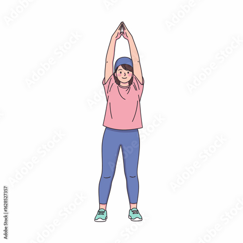 pregnant woman doing yoga exercise