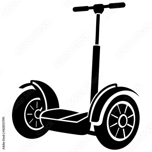 Black Segway Silhouette scooter electric