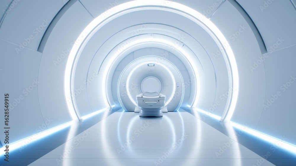 Fototapeta premium Advanced technology, nuclear magnetic resonance medical equipment