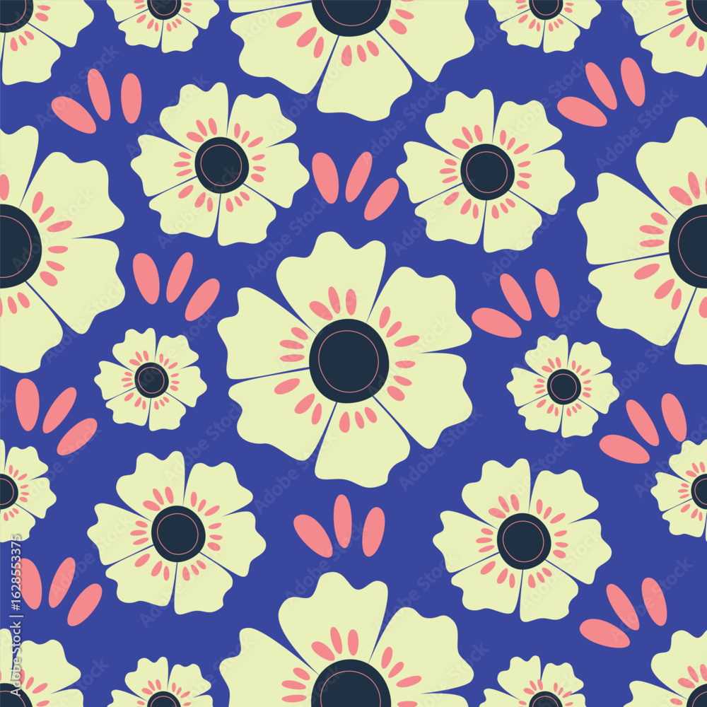 Fototapeta premium seamless floral pattern