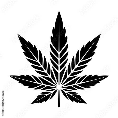 Vector illustration of Weed bud, marijuana, medical bud, cannabis isolated on white background
