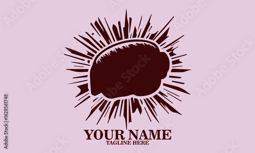 boxing glove punching vector illustration, boxing logo design and time management illustration