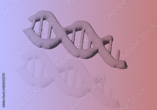 Modern 3D DNA Double Helix Model