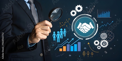 Business Analytics Partnership Concept