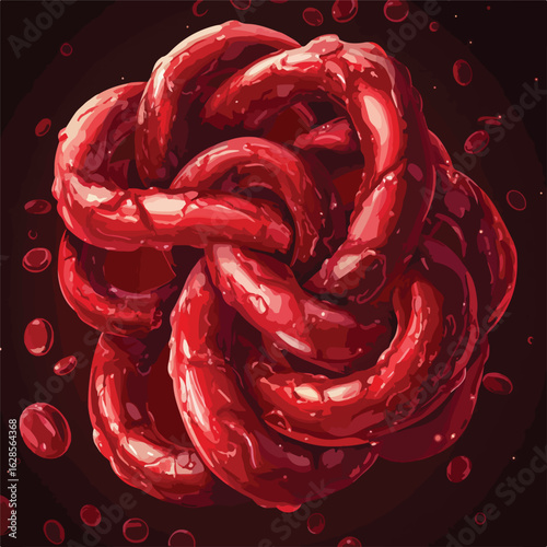 Red Blood Cell 3D Background Platelet