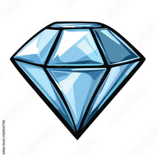 Blue Diamond Clip Art White Background