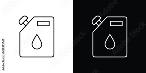 petrol icon vector illustration sign symbol. linear design