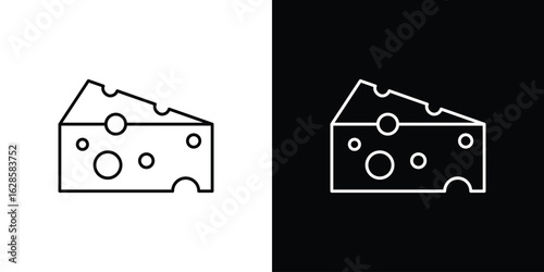 Parmesan icon vector illustration sign symbol. linear design