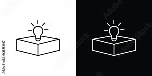 New product icon vector illustration sign symbol. linear design