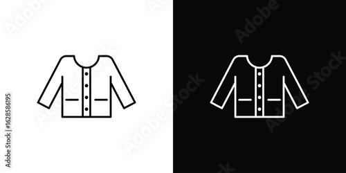 Female sweater icon vector illustration sign symbol. linear design