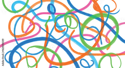 Abstract colorful watercolor swirls: playful, vibrant, and energetic design.