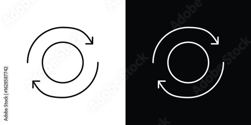 Consistency icon vector illustration sign symbol. linear design