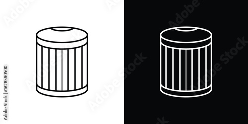 Air filter icon vector illustration sign symbol. linear design