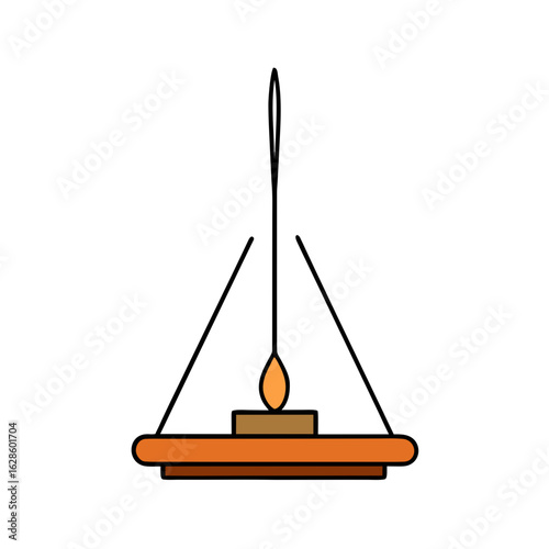 boat on a white background