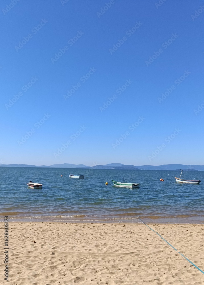Obraz premium Bela imagem de barcos no mar
