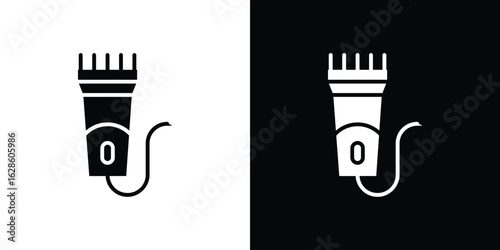 Trimmer icon. simple glyph icon. Vector solid isolated black illustration.