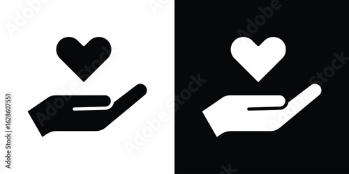 Selfcare icon. simple glyph icon. Vector solid isolated black illustration.
