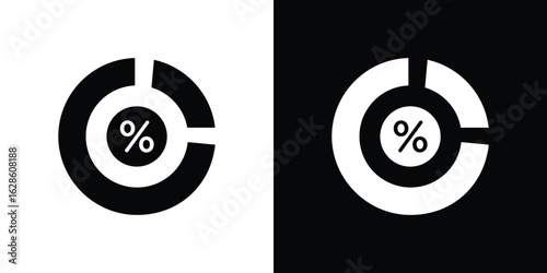 Ratio icon. simple glyph icon. Vector solid isolated black illustration.
