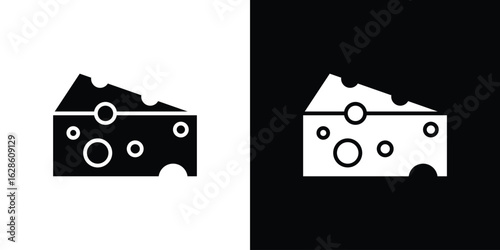 Parmesan icon. simple glyph icon. Vector solid isolated black illustration.