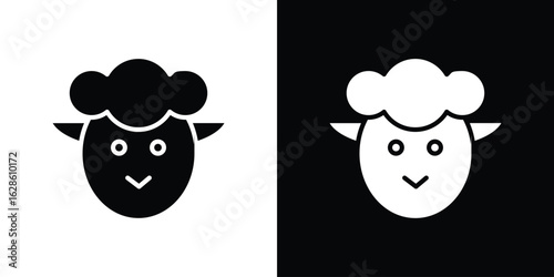 Lamb icon. simple glyph icon. Vector solid isolated black illustration.