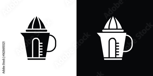 Juicer squeezer icon. simple glyph icon. Vector solid isolated black illustration.