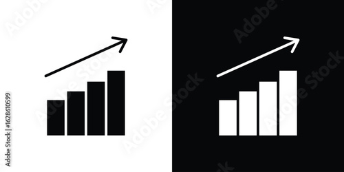 Improvement icon. simple glyph icon. Vector solid isolated black illustration.