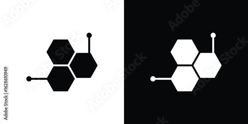 Hormones icon. simple glyph icon. Vector solid isolated black illustration.
