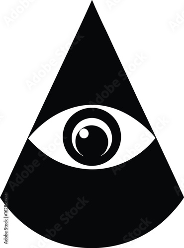 black eye vector illustration