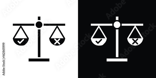 Ethics icon. simple glyph icon. Vector solid isolated black illustration.