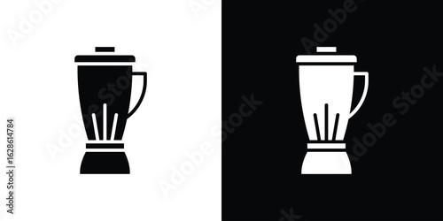 Blender icon. simple glyph icon. Vector solid isolated black illustration.