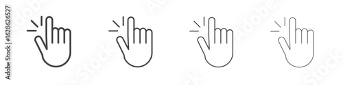 Easy icon symbol pictogram. outline black style