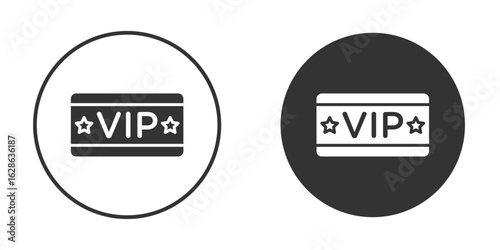VIP icons pack. vector glyph flat icons