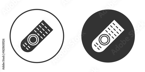Remote icons pack. vector glyph flat icons
