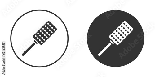 Microplane grater icons pack. vector glyph flat icons