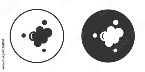 Foam icons pack. vector glyph flat icons