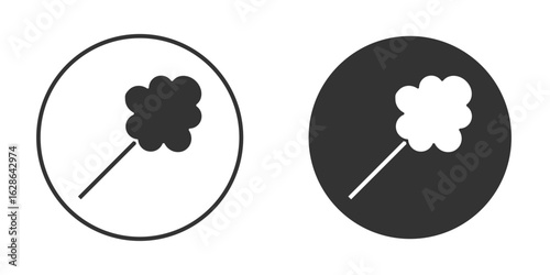 Cotton Candy icons pack. vector glyph flat icons