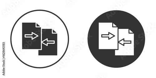 Compare icons pack. vector glyph flat icons