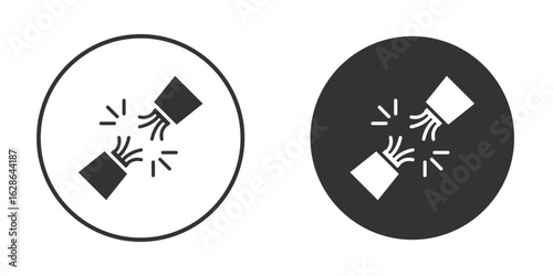 Broken Wire Icon icons pack. vector glyph flat icons