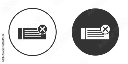 Bounced check icons pack. vector glyph flat icons