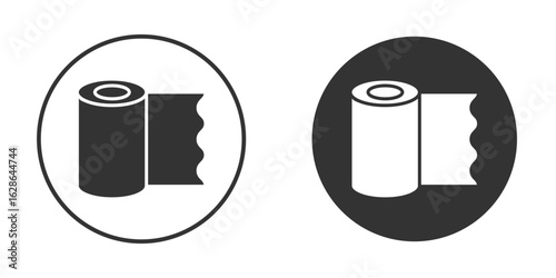 Bandage roll icons pack. vector glyph flat icons