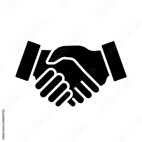 Handshake, business deal - vector icon