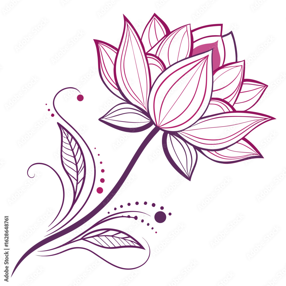 Fototapeta premium abstract floral background