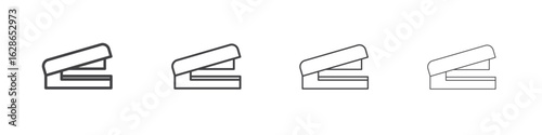 Stapler icon outlines - vector simple illustration