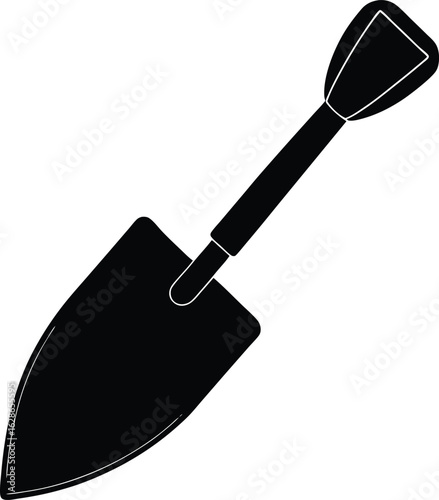 archeologist s trowel on white background.eps