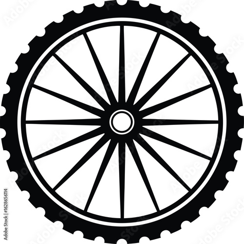 bicycle spoke nipple on white background.eps