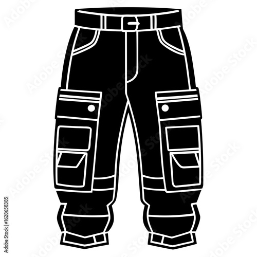 Combat Style Utility Pants Vector