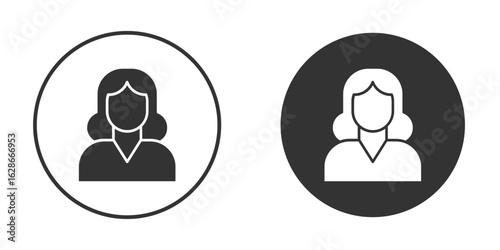 Woman icon vector design and illustration, graphic design.